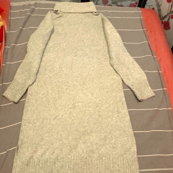 H&M L.O.G.G. Sweater Dress Grey XS - Picture 1 of 3